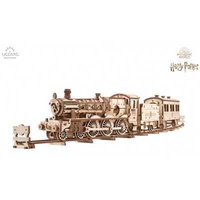 HOGWARTS EXPRESS treno HARRY POTTER wizarding world UGEARS in legno 504 PEZZI età 14+ Ugears - 1