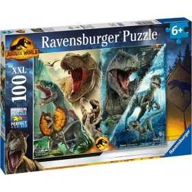 PUZZLE ravensburger 100 PEZZI xxl SPECIE DI DINOSAURO jurassic world dominion 49 X 36 CM età 6+ Ravensburger - 1