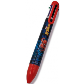PENNA 6 COLORI marvel SPIDERMAN seven ROSSA non cancellabile SEVEN - 1