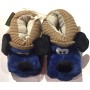 PANTOFOLE moppine CAGNOLINO ciabatte BLU babbucce SJ GANG seven TAGLIA EUR 31 - 33 SEVEN - 2