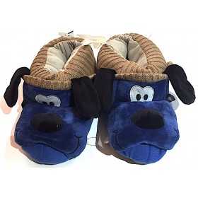PANTOFOLE moppine CAGNOLINO ciabatte BLU babbucce SJ GANG seven TAGLIA EUR 33 - 35 SEVEN - 1