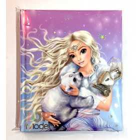 DIARIO SEGRETO con lucchetto e chiavi TOP MODEL copertina imbottita ORSO depesche TOP MODEL - 1