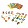 LUDO WOOD con 4 giochi di società MEMO LOTO LUDO MAGNET cofanetto DJECO pezzi in legno DJ01628 età 2+ Djeco - 2