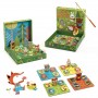 LUDO WOOD con 4 giochi di società MEMO LOTO LUDO MAGNET cofanetto DJECO pezzi in legno DJ01628 età 2+ Djeco - 3