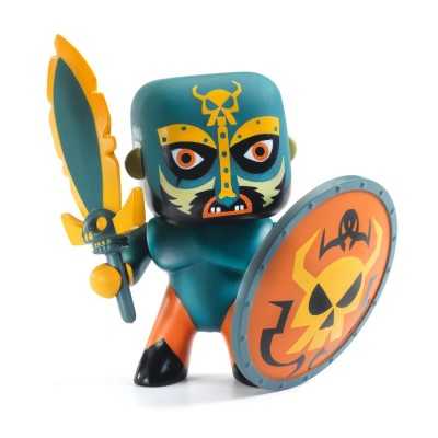 SKULL KNIGHT miniatura CAVALIERI action figure ARTY TOYS snodabile DJECO con spada DJ06912 età 4+ Djeco - 1