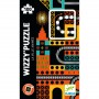 WIZZY PUZZLE con dettagli kinoptic LA CITTA' ANIMATA da 100 pezzi DJ07032 età 7+ Djeco - 1