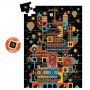 WIZZY PUZZLE con dettagli kinoptic LA CITTA' ANIMATA da 100 pezzi DJ07032 età 7+ Djeco - 2
