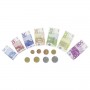 SET DI MONETE E BANCONOTE soldi finti GOKI gioco di imitazione 116 PEZZI età 3+ GOKI - 1