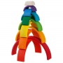 ARCOBALENO MONTESSORI archi colorati GOKI gioco in legno 11 PEZZI età 2+ GOKI - 2