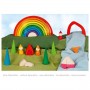 ARCOBALENO MONTESSORI archi colorati GOKI gioco in legno 11 PEZZI età 2+ GOKI - 12