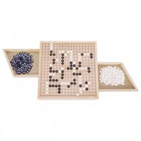 GO in legno UNO CONTRO UNO classico GIOCO DA TAVOLO goki CON CASSETTI età 6+ GOKI - 1