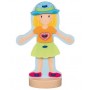 BAMBOLA DA VESTIRE base in legno VESTITI IN STOFFA set di 10 abiti GOKI età 4+ GOKI - 1