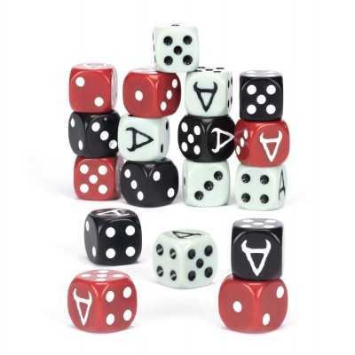 SET DI 18 DADI DA 16 MM warcry HORNS OF HASHUT dice WARHAMMER età 12+ Games Workshop - 1