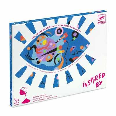 ARTE ASTRATTA philip giordano INSPIRED BY vassily kandinsky DJECO kit artistico DJ09382 età 7+ Djeco - 1