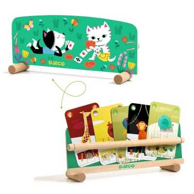 PORTA CARTE da tavolo IN LEGNO per giocare DJECO DJ05090 età 3+ Djeco - 1