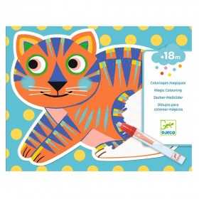 ANIMALOMA disegni magici da colorare DJECO kit artistico PENNA MAGICA creativo DJ09068 età 18 mesi + Djeco - 1