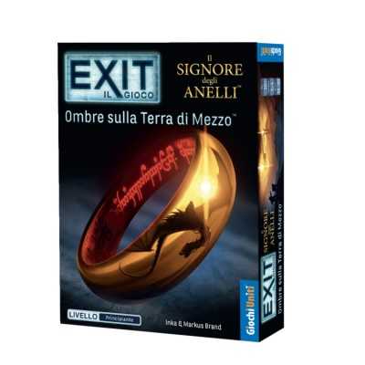 OMBRE SULLA TERRA DI MEZZO il signore degli anelli EXIT il gioco IN ITALIANO escape room PRINCIPIANTE età 10+ Giochi Uniti - 1