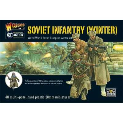 SOVIET INFANTRY WINTER bolt action WW2 TROOPS warlord games 40 MINIATURE età 14+ Warlord Games - 1