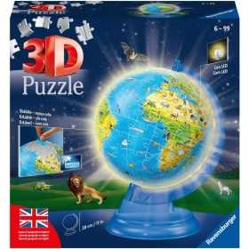 PUZZLE 3D ravensburger MAPPAMONDO LUMINOSO con led DIAMETRO 28 CM età 6+ Ravensburger - 1