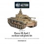 PANZER 3 bolt action WW2 TANK warlord games MINIATURA età Warlord Games - 3