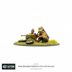 ITALIAN BERSAGLIERI ELEFANTINO 47MM ANTI TANK GUN bolt action WW2 warlord games MINIATURA età 14+ Warlord Games - 1