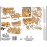 CAMION CASSONE RIBALTABILE da montare WEICO età 10+ modellismo in legno bambini