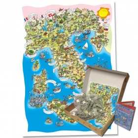 PUZZLE DELLE FORMICHE fabio vettori ITALIA DEI SAPORI made in italy&nbsp;1080&nbsp;PEZZI eco friendly FABIO VETTORI - 2