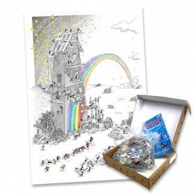 PUZZLE DELLE FORMICHE fabio vettori FABBRICA ARCOBALENO made in italy 540 PEZZI eco friendly FABIO VETTORI - 1