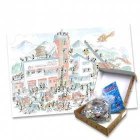 PUZZLE DELLE FORMICHE fabio vettori POMPIERI made in italy 540 PEZZI eco friendly FABIO VETTORI - 1