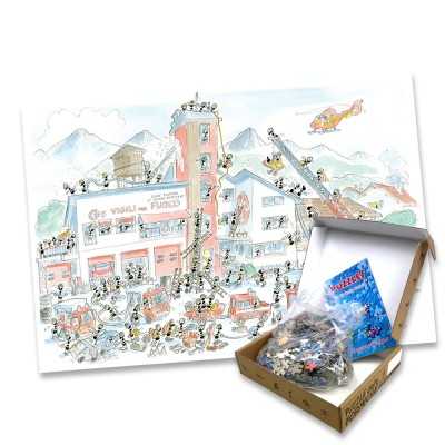 PUZZLE DELLE FORMICHE fabio vettori POMPIERI made in italy 540 PEZZI eco friendly FABIO VETTORI - 1