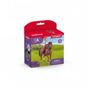HANNAH & CAYENNE miniature in resina HORSE CLUB cavalli SCHLEICH 42539 età 5+ Schleich - 1