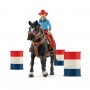 CAVALLO DA RODEO CON COWGIRL miniature in resina FARM WORLD schleich 42576 età 3+ Schleich - 2