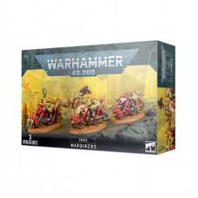 WARBIKERS set di 3 miniature ORKS warhammer 40k CITADEL età 12+