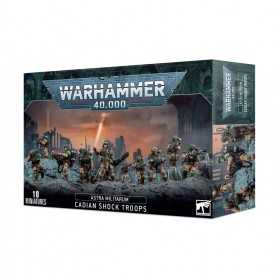 CADIAN SHOCK TROOPS set di 10 miniature in plastica ASTRA MILITARUM warhammer 40k CITADEL età 12+
