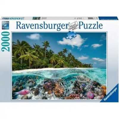 PUZZLE ravensburger UN TUFFO ALLE MALDIVE softclick 2000 PEZZI 98 x 75 cm Ravensburger - 1