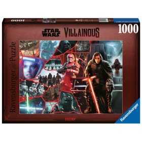 PUZZLE ravensburger 1000 PEZZI di 70 x 50 cm STAR WARS VILLAINOUS disney KYLO REN