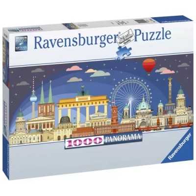 PUZZLE ravensburger 1000 PEZZI di 98 x 37,5 cm BERLINO DI NOTTE panorama Ravensburger - 1