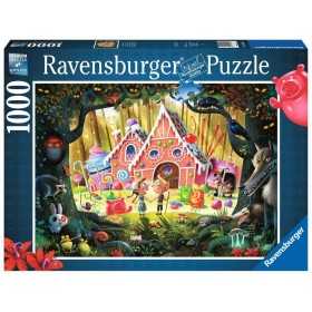 PUZZLE ravensburger 1000 PEZZI originale ATTENTI HANSEL E GRETEL di 50 x 70 cm SOFTCLICK