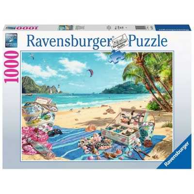 PUZZLE ravensburger 1000 PEZZI originale LA COLLEZIONE DI CONCHIGLIE di 50 x 70 cm SOFTCLICK Ravensburger - 1