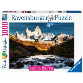 PUZZLE ravensburger 1000 PEZZI beautiful mountains FITZ ROY PATAGONIA di 50 x 70 cm HIGHLIGHTS