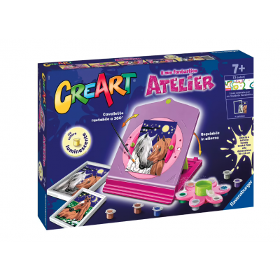 IL MIO FANTASTICO ATELIER creart UNICORNI ravensburger KIT ARTISTICO età 7+ Ravensburger - 1