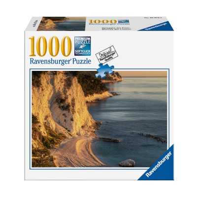 PUZZLE ravensburger 1000 PEZZI originale SPIAGGIA DEL FRATE RIVIERA DEL CONERO di 50 x 70 cm SOFTCLICK Ravensburger - 2