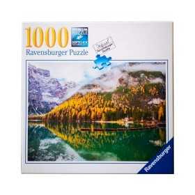 PUZZLE ravensburger 1000 PEZZI originale RIFLESSI DI BRAIES di 50 x 70 cm SOFTCLICK
