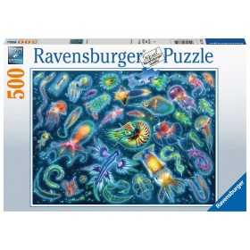 PUZZLE ravensburger MEDUSE original 500 PEZZI soft click 49 X 36 CM