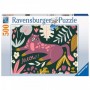 PUZZLE ravensburger GATTO TRENDY original 500 PEZZI soft click 49 X 36 CM Ravensburger - 1