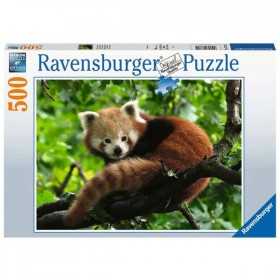 PUZZLE ravensburger DOLCE PANDA ROSSO original 500 PEZZI soft click 49 X 36 CM