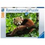 PUZZLE ravensburger DOLCE PANDA ROSSO original 500 PEZZI soft click 49 X 36 CM Ravensburger - 1
