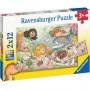 2 PUZZLE DA 12 PEZZI ravensburger FATINE E SIRENE set 2 x 12 cod 056637 età 3+ Ravensburger - 1