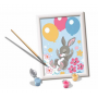 CREART kit artistico FLYING BUNNY ravensburger 9 COLORI con cornice CONIGLIETTO età 7+ Ravensburger - 3
