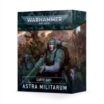 MAZZO DI CARTE DATI data cards ASTRA MILITARUM warhammer 40k IN ITALIANO età 12+ Games Workshop - 1